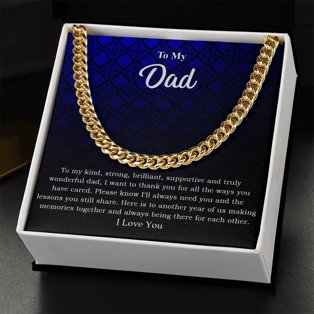 To My Dad | Cuban Link Chain
