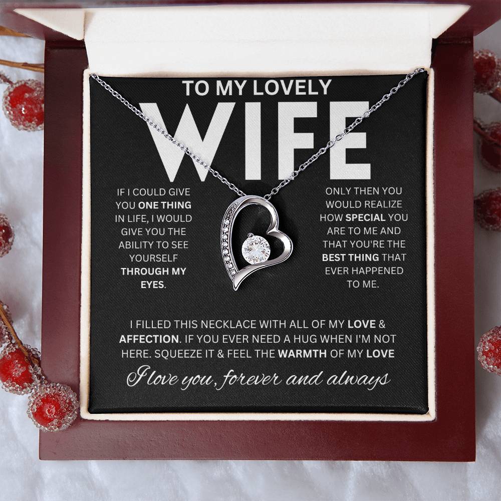To My Lovely Wife | Forever Love Necklace