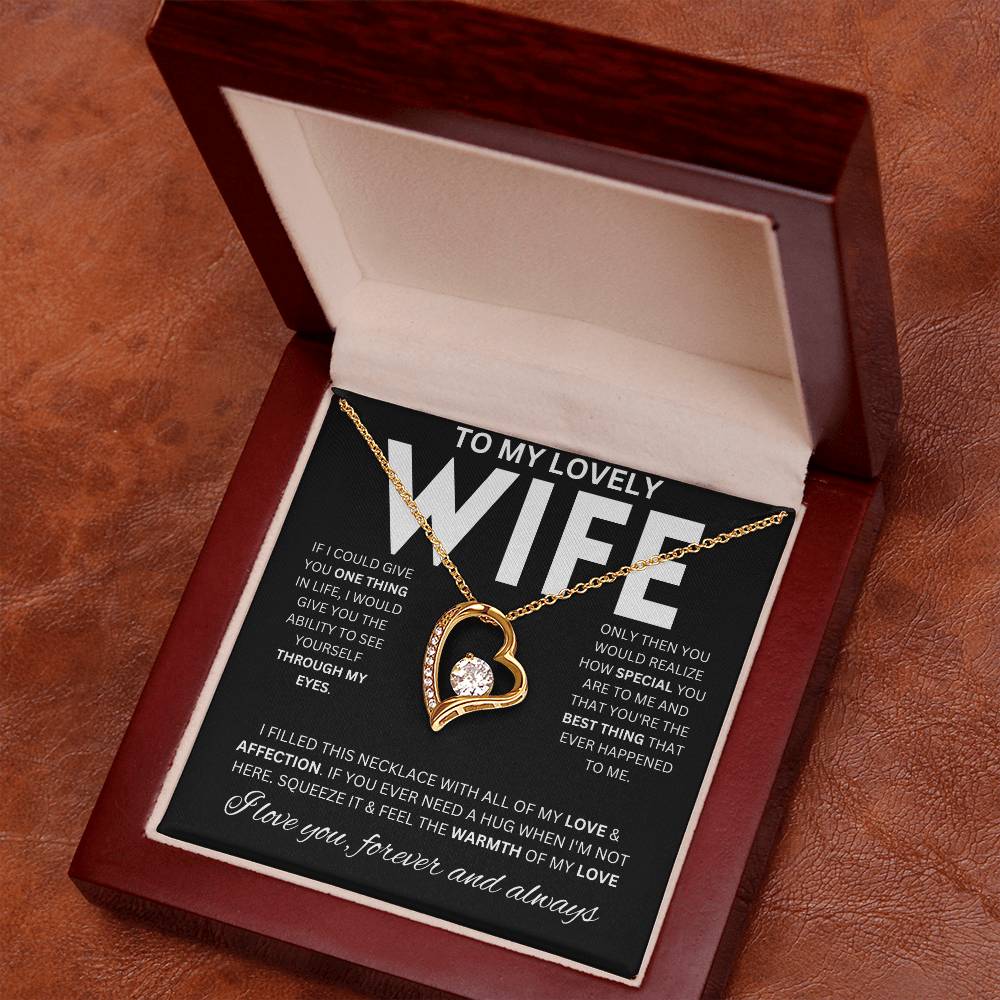 To My Lovely Wife | Forever Love Necklace