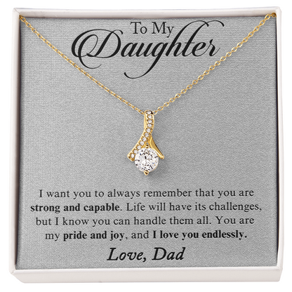 To My Daughter | Alluring Beauty necklace