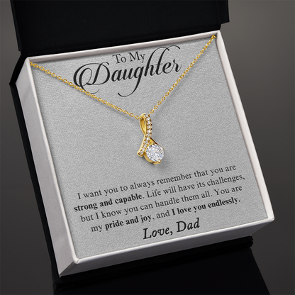 To My Daughter | Alluring Beauty necklace