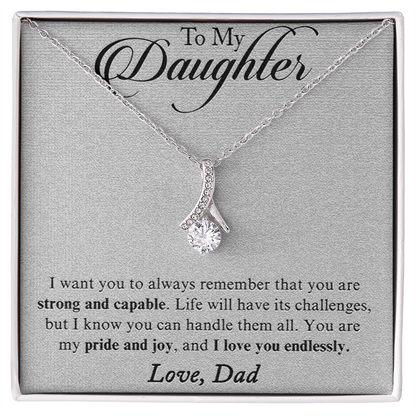 To My Daughter | Alluring Beauty necklace