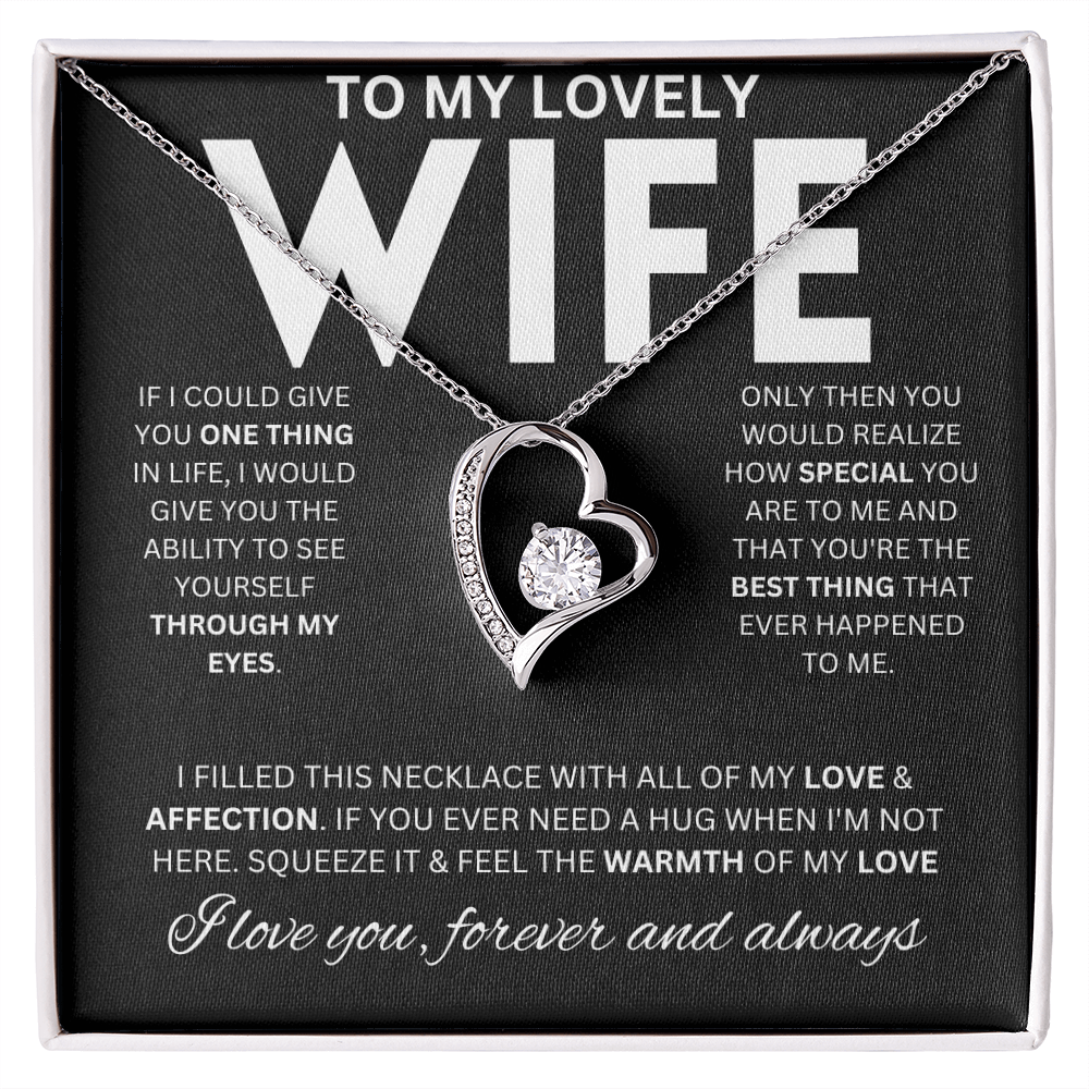 To My Lovely Wife | Forever Love Necklace