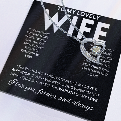 To My Lovely Wife | Forever Love Necklace