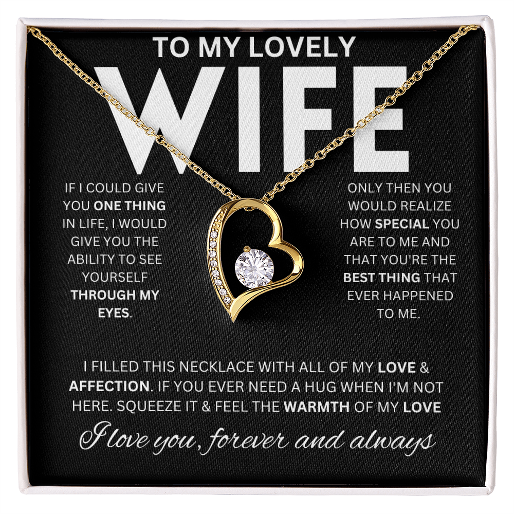 To My Lovely Wife | Forever Love Necklace
