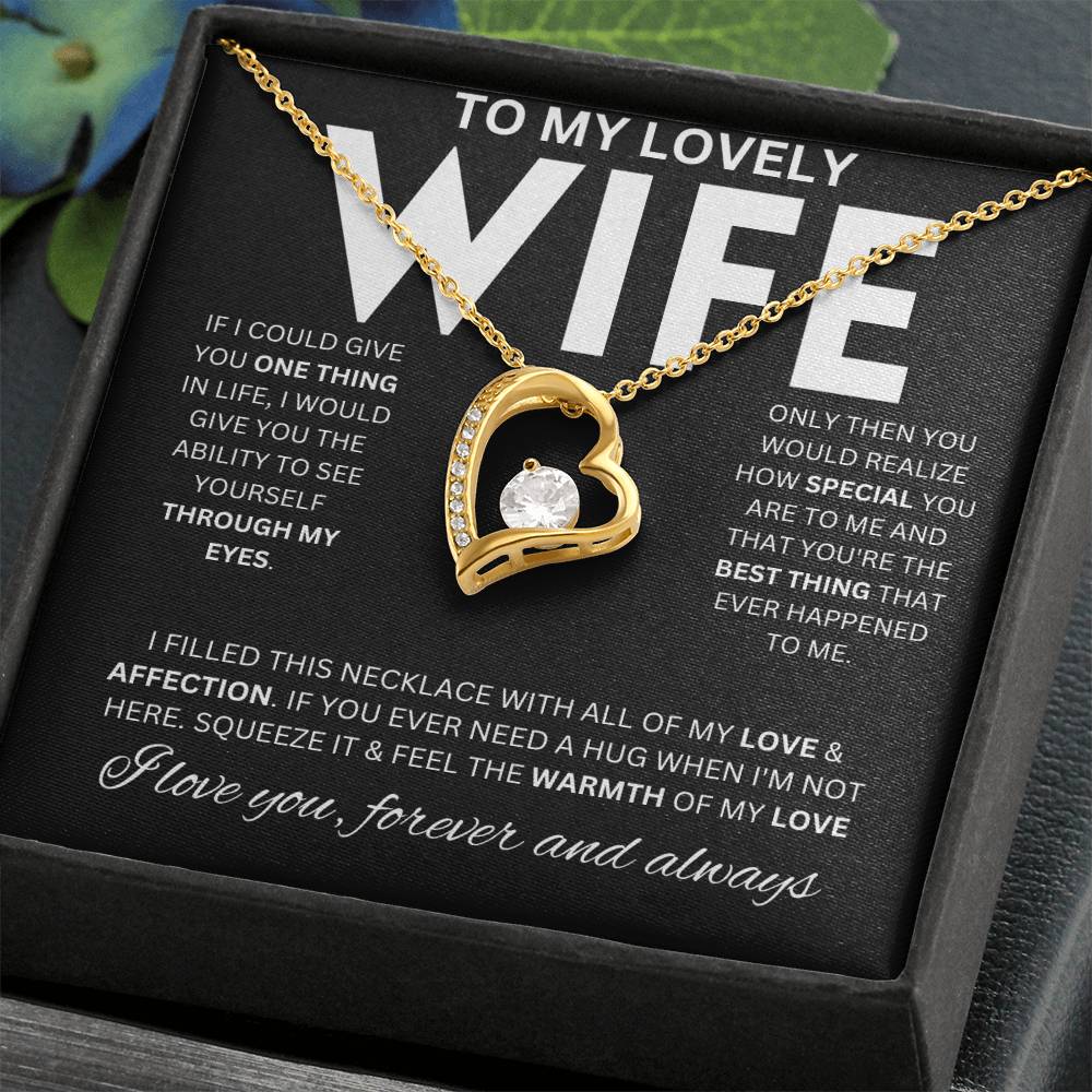 To My Lovely Wife | Forever Love Necklace